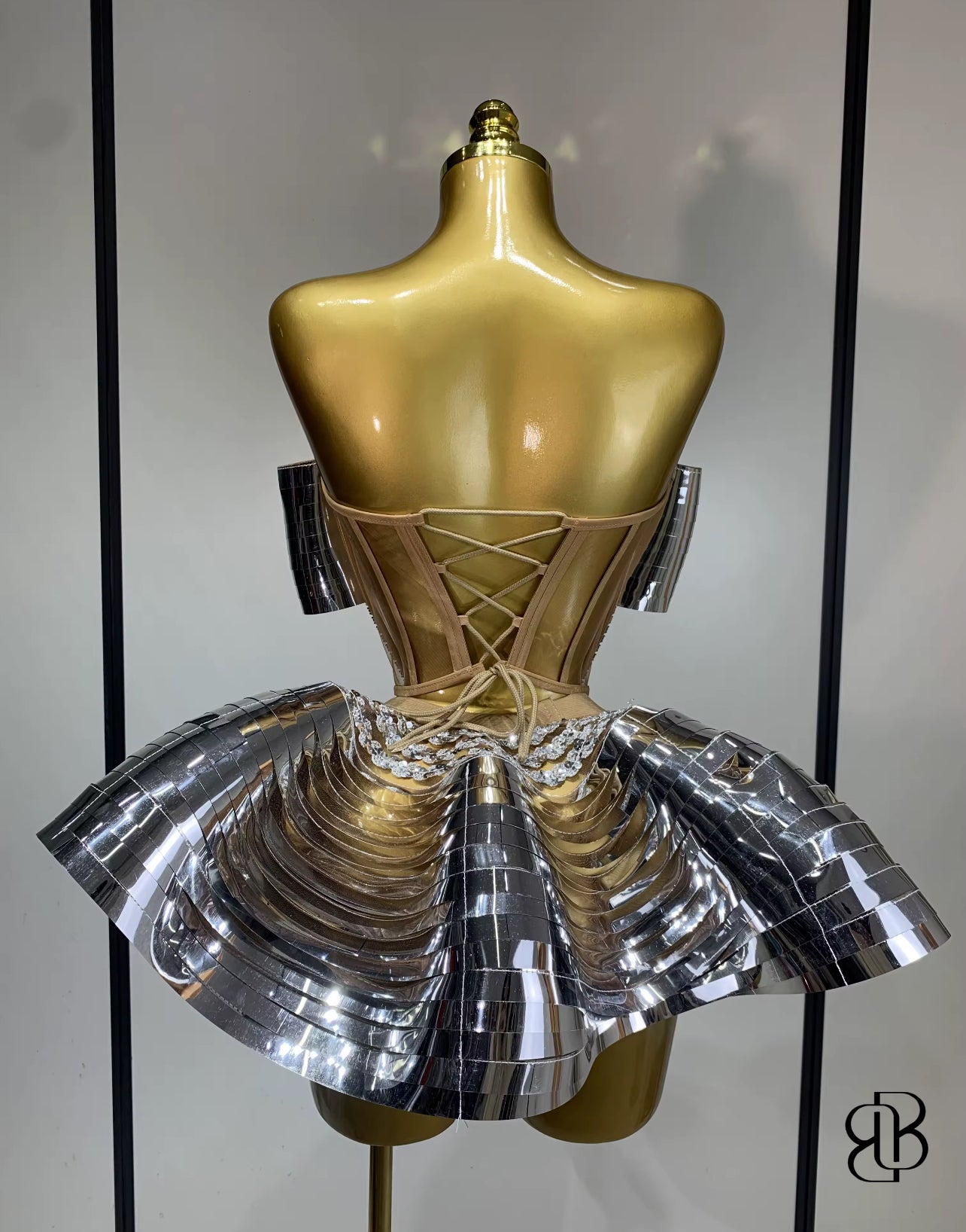 BellisimaLuxe Metal Couture Bow Set (Silver & Gold)