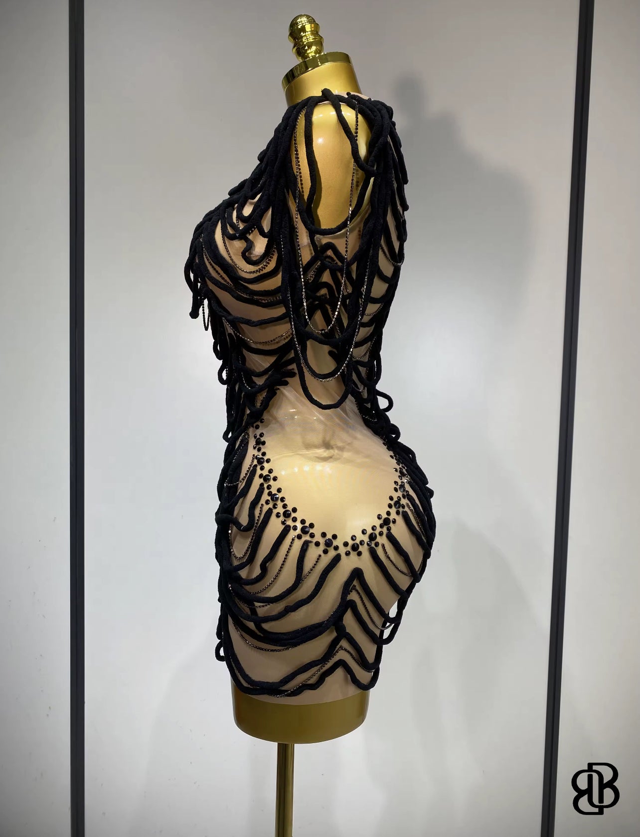 BellisimaLuxe Rope Illusion Dress