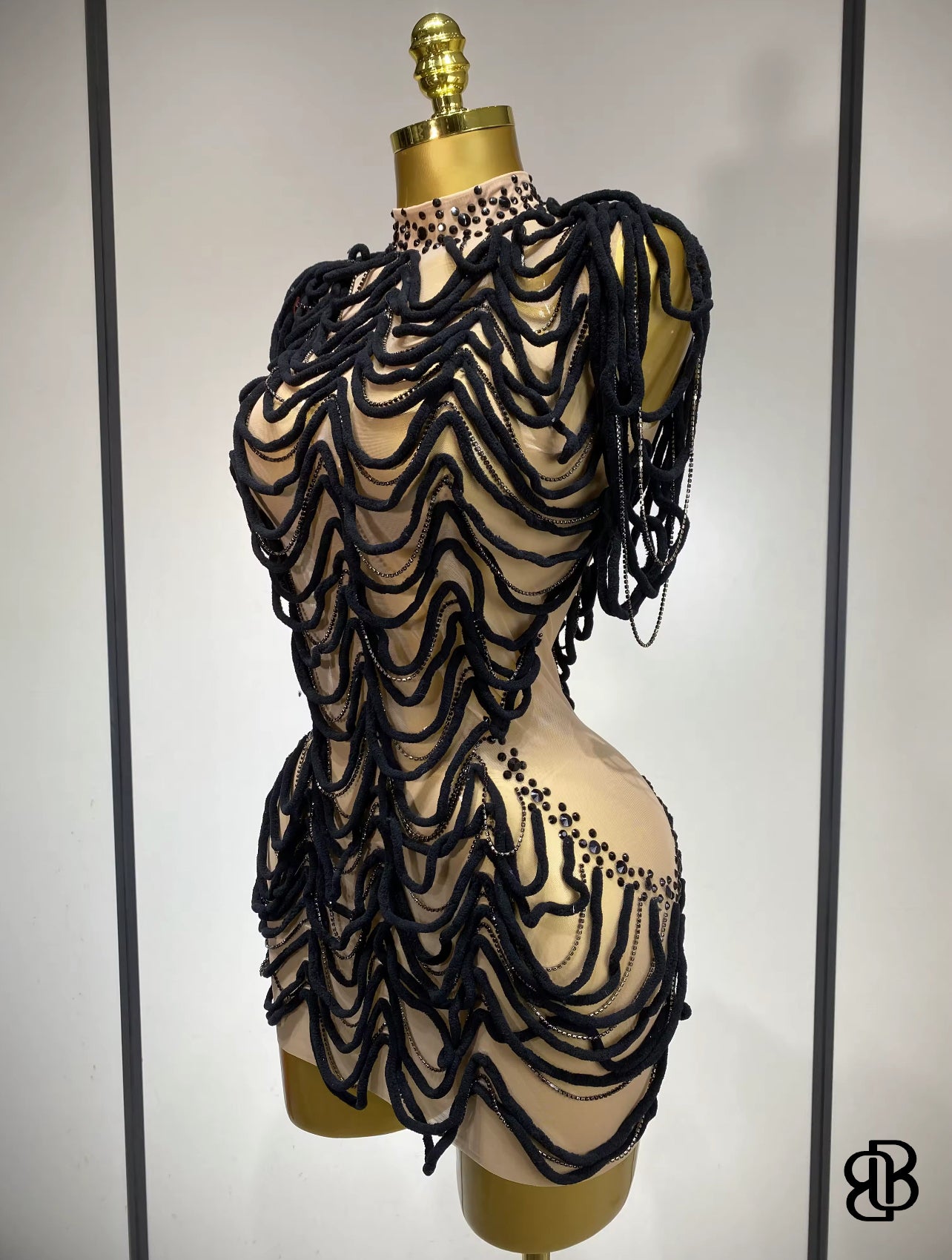 BellisimaLuxe Rope Illusion Dress