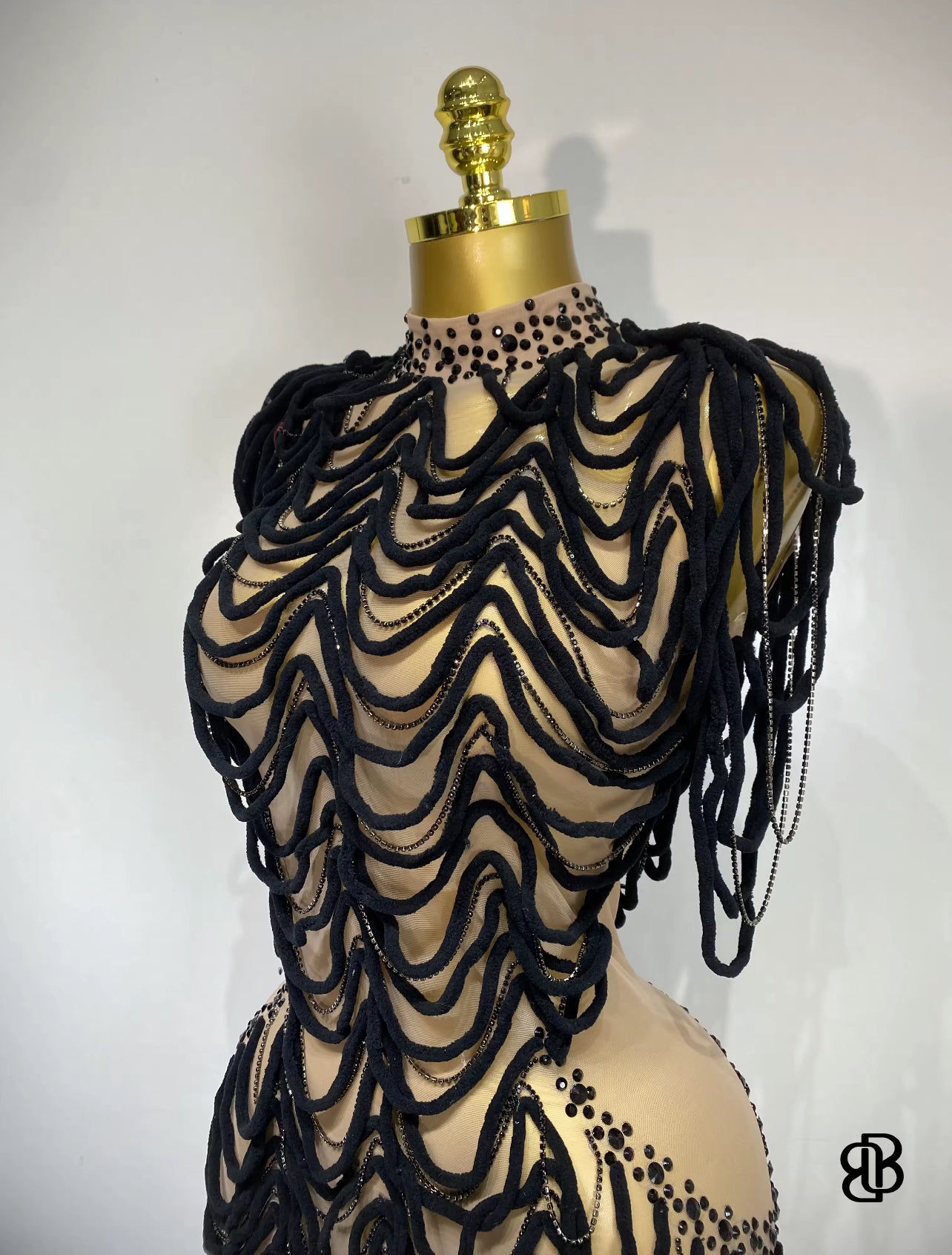 BellisimaLuxe Rope Illusion Dress