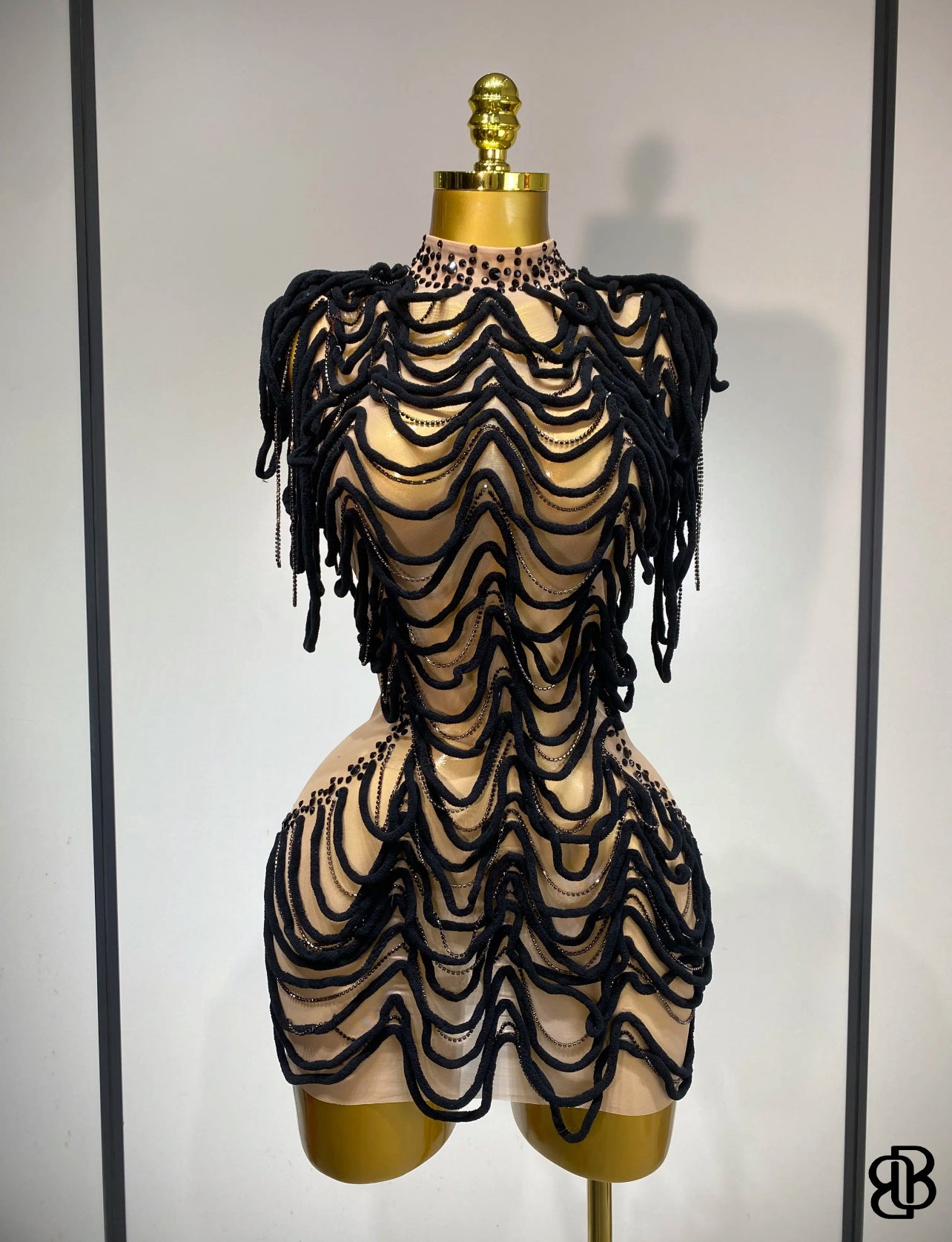 BellisimaLuxe Rope Illusion Dress