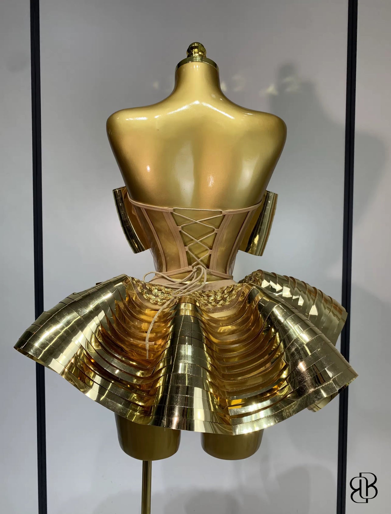 BellisimaLuxe Metal Couture Bow Set (Silver & Gold)