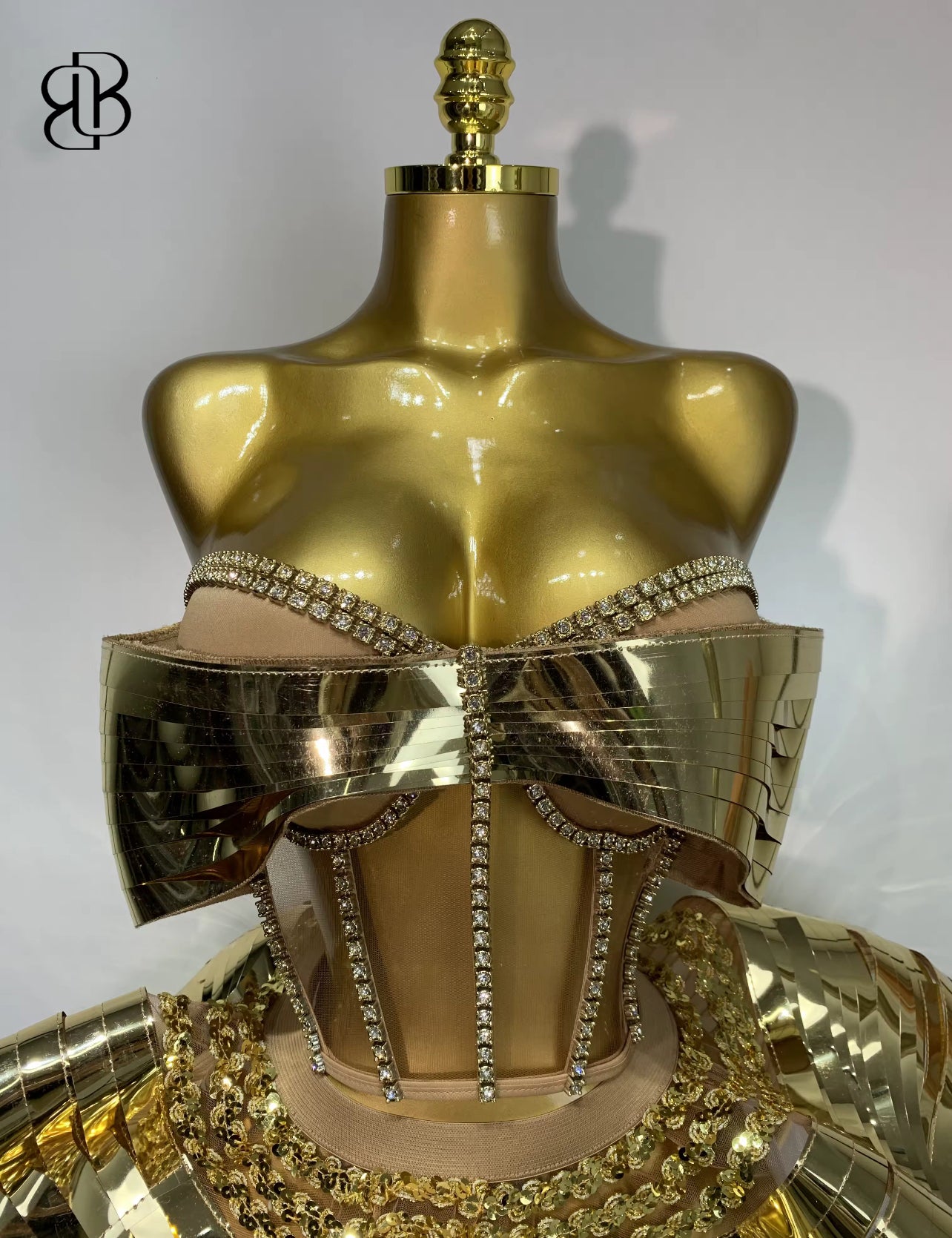 BellisimaLuxe Metal Couture Bow Set (Silver & Gold)