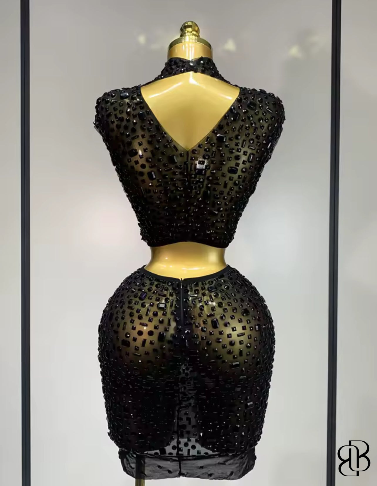 BellisimaLuxe Noir Gem Mesh Set
