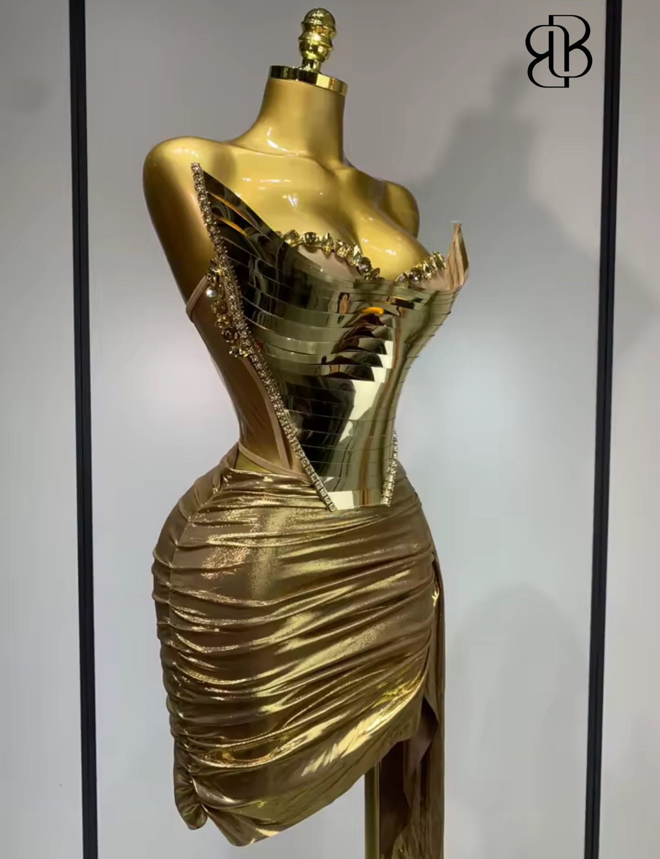BellisimaLuxe Metallic Armor Set (Gold & Silver)