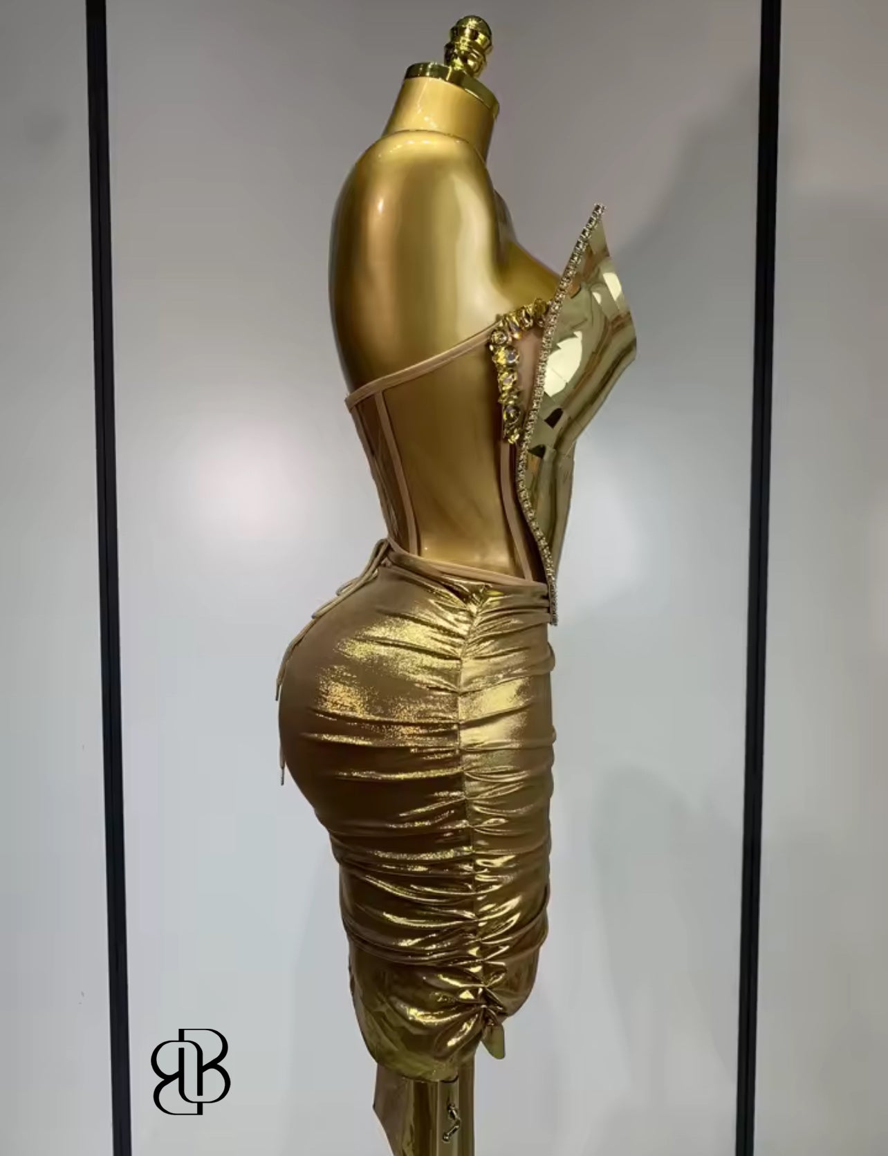 BellisimaLuxe Metallic Armor Set (Gold & Silver)