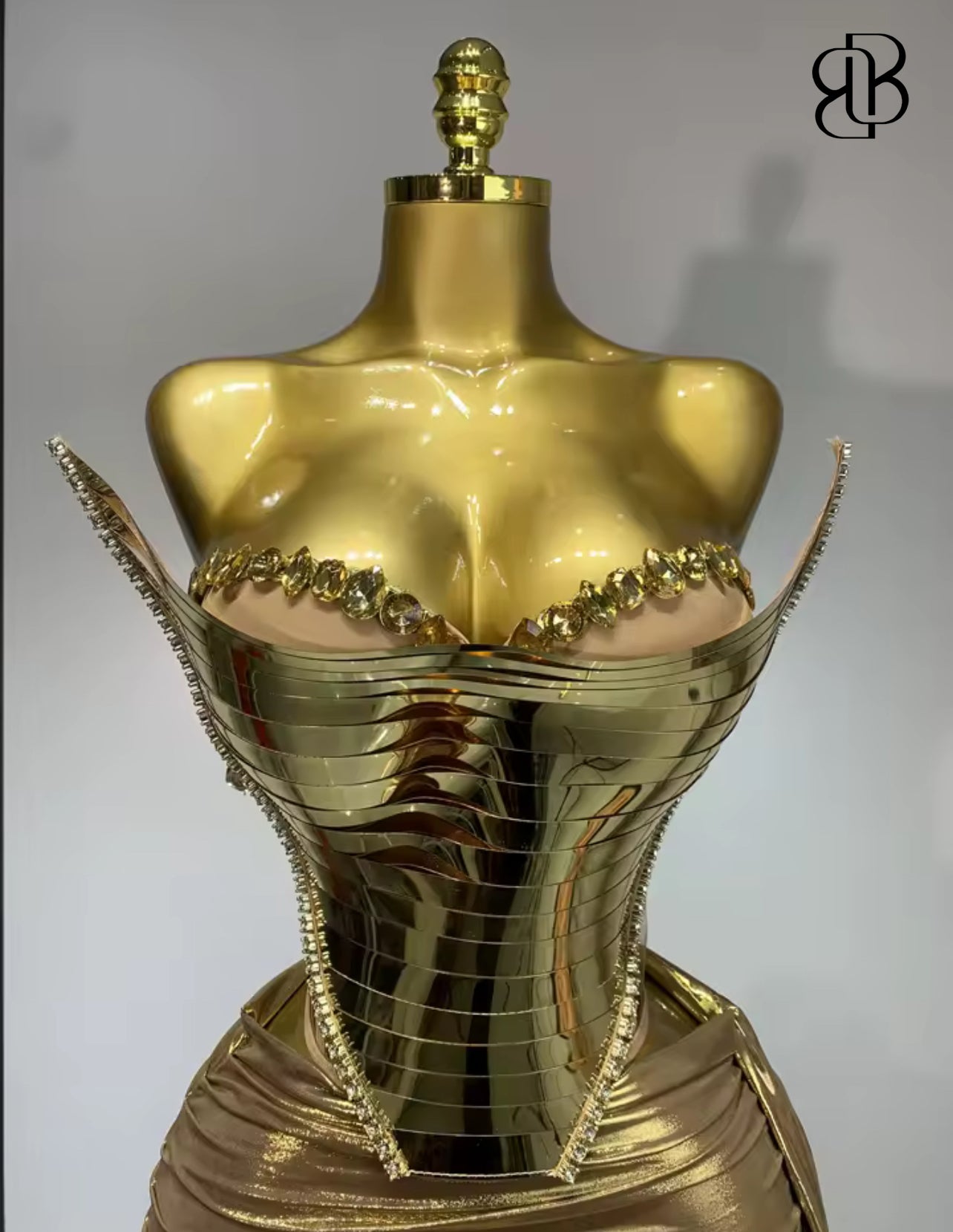 BellisimaLuxe Metallic Armor Set (Gold & Silver)