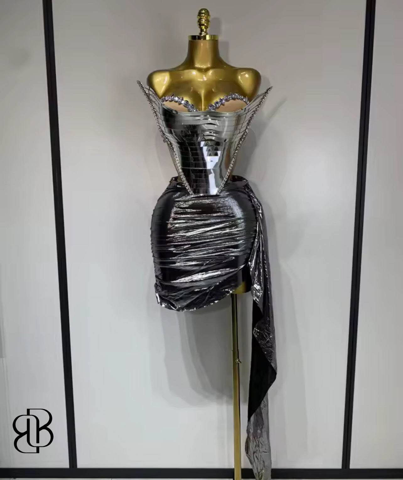 BellisimaLuxe Metallic Armor Set (Gold & Silver)